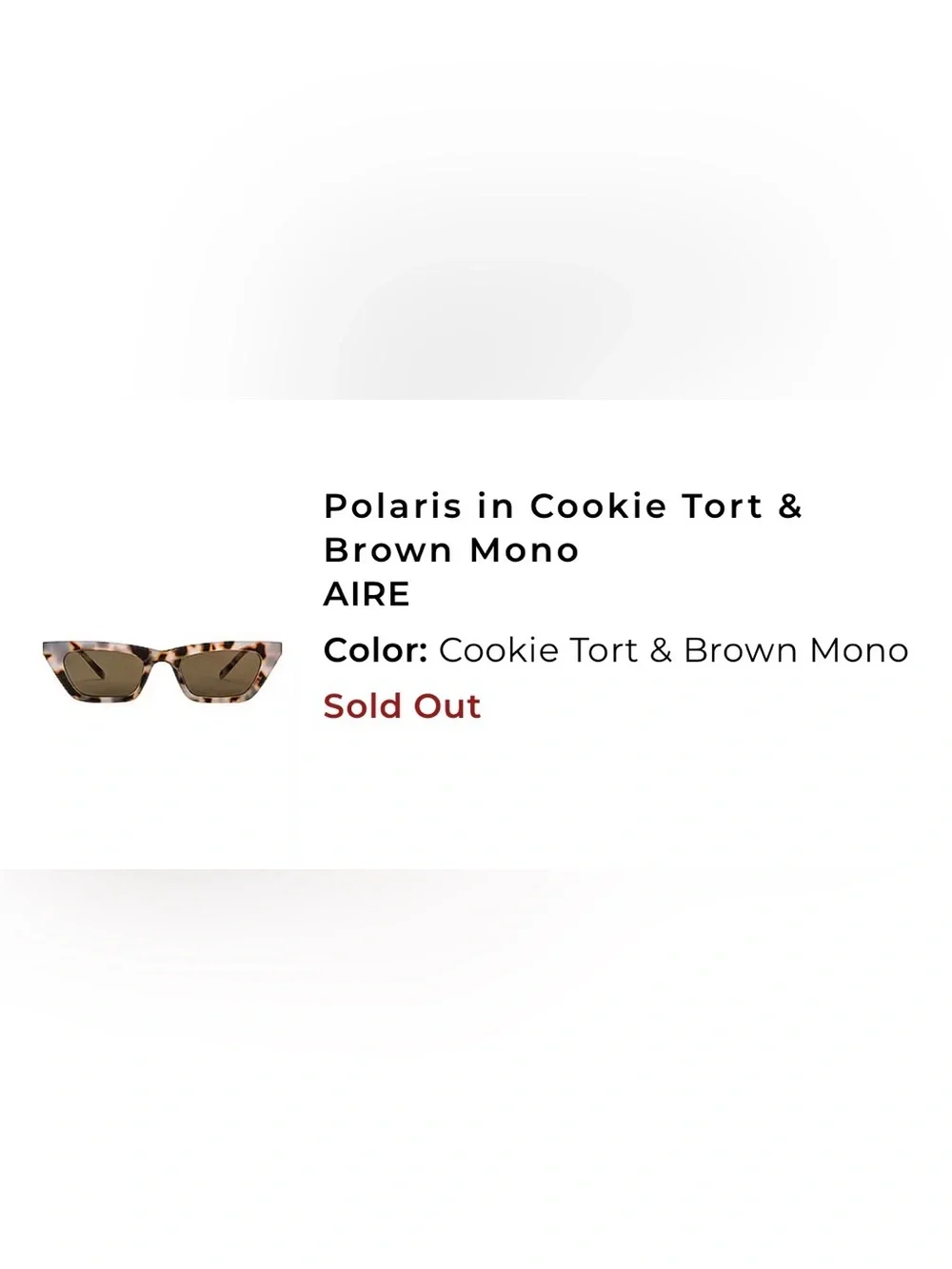 Polaris AIRE sunglasses